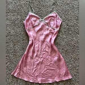 Josie Natori 100% Silk Vintage Y2K Slip Dress